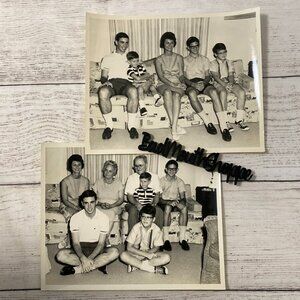 Lot of 2 Vintage Antique Family Photographs Portrait Collectible Ephemera (7)